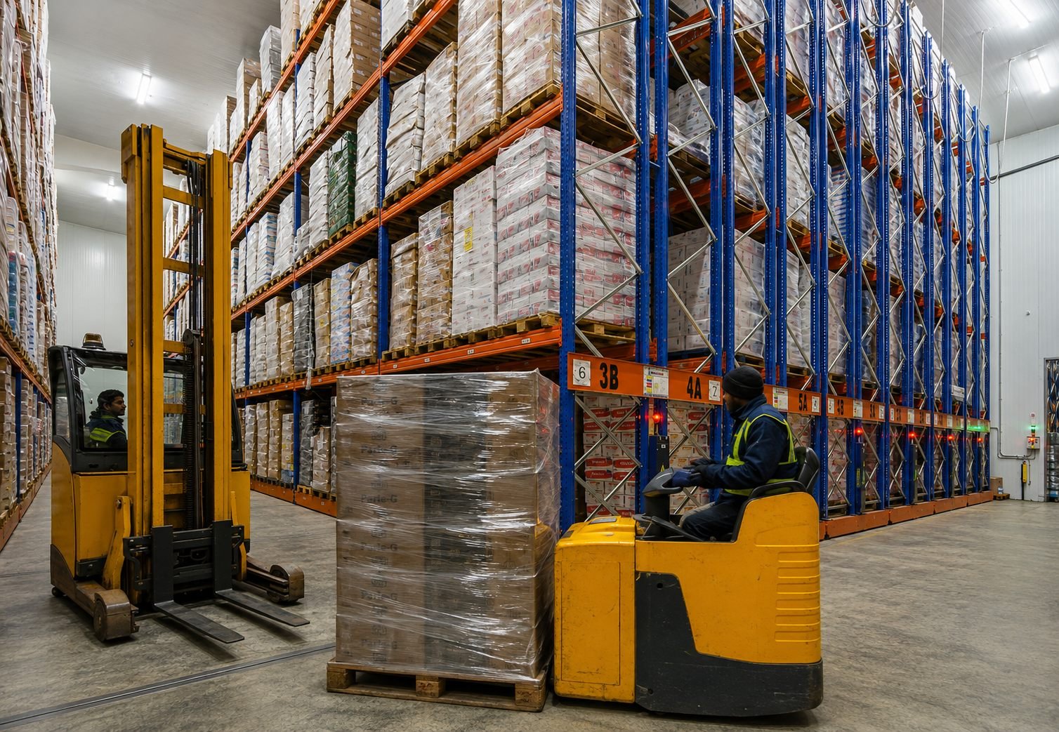 Cold chain and food storage racking